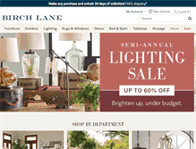 Tablet Screenshot of birchlane.com